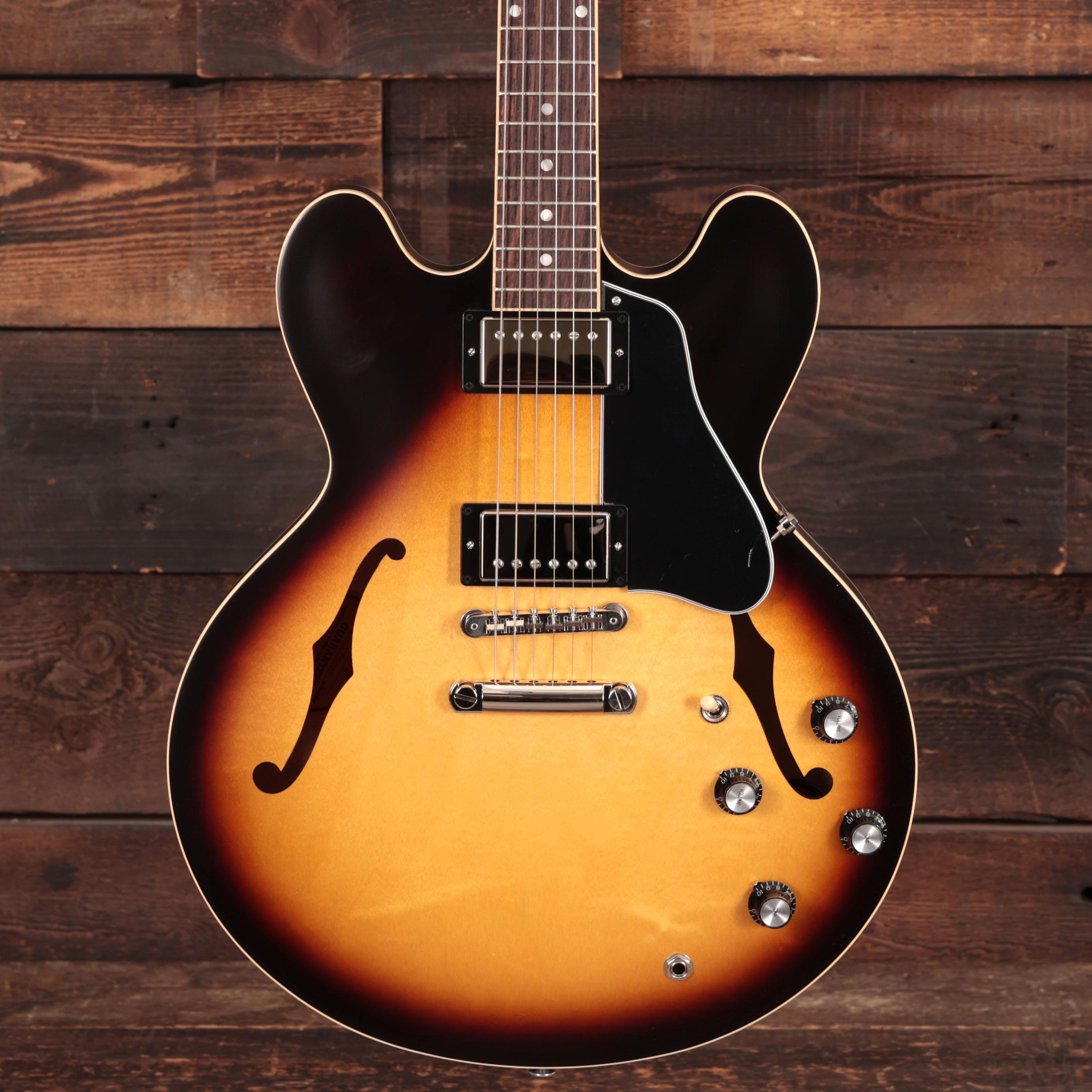 Gibson USA ES-335 Satin in Satin Vintage Burst - Andertons Music Co.